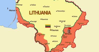 Литва рискует потерять 1/3 территории из-за спора о границе с Россией