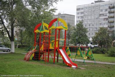 76 детских площадок появятся в Нижнем Новгороде к 800-летию города