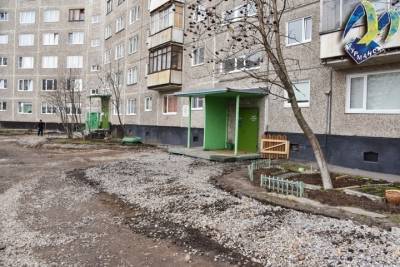 Продолжается капитальный ремонт двора по улице Крупской