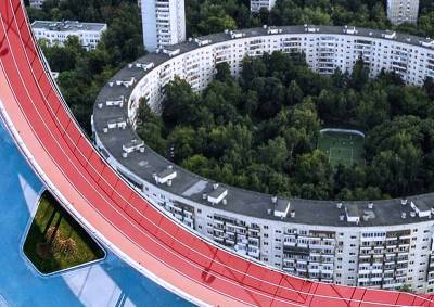 Урбанисты предложили оборудовать беговые дорожки на крышах «домов-бубликов». Архитектор рассказал о недостатках таких зданий
