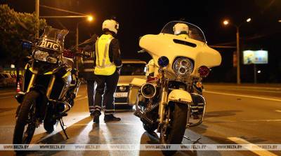 ГАИ Минской области патрулирует дороги на мотоциклах