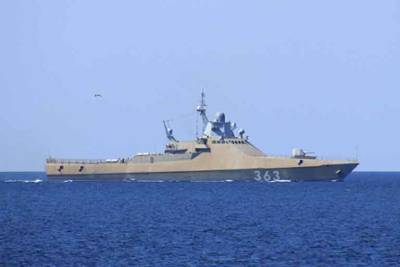 Российский ракетный корвет блокировал украинский флот в Одессе