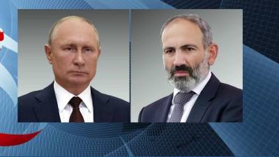 Владимир Путин и Никол Пашинян говорили по телефону о ситуации вокруг Нагорного Карабаха