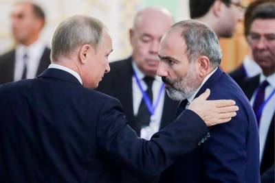 Пашинян обратился к Путину за военной помощью