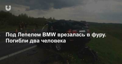 Под Лепелем BMW врезалась в фуру. Погибли два человека - news.tut.by - Минск - Витебск - Лепель - Витебская обл.