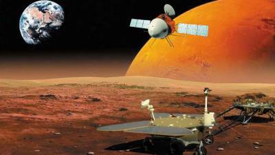 Китайский аппарат впервые в истории успешно сел на Марс