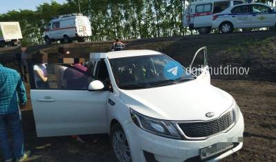 В Башкирии иномарка столкнулась с грузовиком, пострадали двое детей