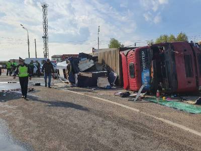 Жуткая авария в Смоленской области. 13 человек в больнице
