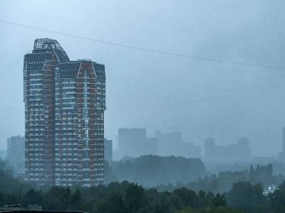 В Москве и Подмосковье объявлен желтый уровень погодной опасности из-за грозы