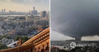 На Ухань обрушился мощный торнадо: есть погибшие и пострадавшие - фото и видео - obozrevatel.com - провинция Цзянсу - Ухань