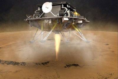 Китайский зонд Tianwen-1 успешно сел на Марс