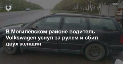 В Могилевском районе водитель Volkswagen уснул за рулем и сбил двух женщин - news.tut.by