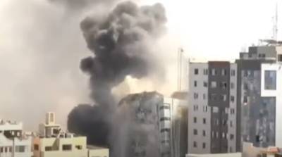 Израильские ВВС нанесли удар по высотке в Газе