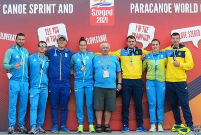 Сборная Украины добыла пять медалей на Кубке мира по гребле на байдарках и каноэ