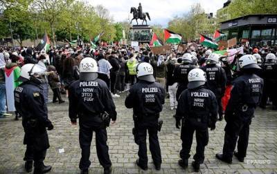 В Европе протестуют в поддержку Палестины