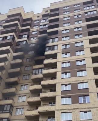 В Мурино из-за пожара эвакуировали 33 жителей многоэтажки