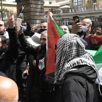 Демонстрации в поддержку Палестины прошли во многих городах Европы
