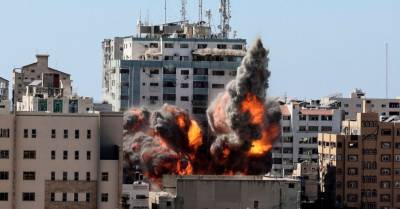 Израиль разрушил в Газе башню, в которой размещались бюро иностранных СМИ