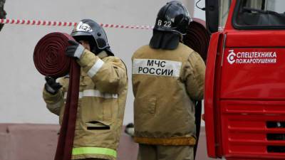 В Ростове-на-Дону на ходу загорелся городской автобус