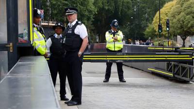 В Лондоне девять полицейских пострадали во время акции в поддержку Палестины