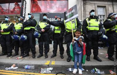 В Лондоне прошли демонстрации в поддержку палестинцев