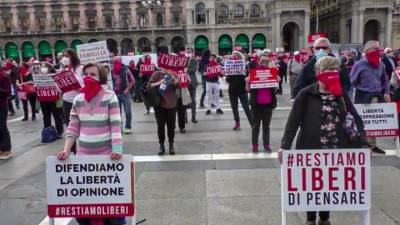 В Италии акция против дискриминации ЛГБТ закончилась стычками с полицией