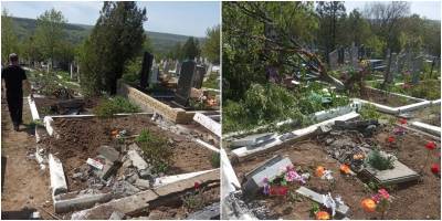 Боевики ЛНР в Перевальске разбили техникой могилы на местном кладбище – люди в гневе - ТЕЛЕГРАФ