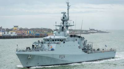 В Черное море направляется патрульный корабль Великобритании Trent