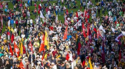 В Вильнюсе прошел многотысячный митинг: что случилось