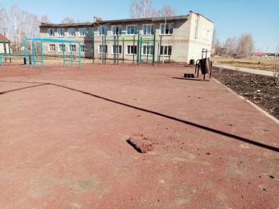 В селе Плеханово Кунгурского округа заменят покрытие на новой спортплощадке