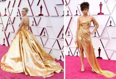 Андра Дэй - Самые шикарные наряды знаменитостей на красной дорожке премии «Оскар-2021» - skuke.net - США