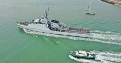 В Черное море вошел британский военный корабль: напрявляется в Одессу (ВИДЕО)