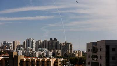 Появилось видео последствий обстрела израильского города Ашкелон
