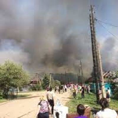 8 квартир сгорели при пожаре под Ульяновском