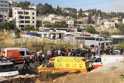 Неизвестный в Иерусалиме совершил наезд на полицейских