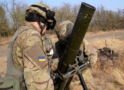 ВСУ открыли огонь из минометов в районе участка разведения сил «Петровское – Богдановка»