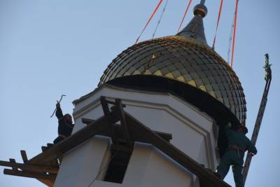 Ураганный ветер повредил кресты на церквях в Муроме