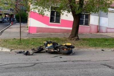 В Хабаровске мотоциклист доставлен в реанимацию после удара с автомобилем