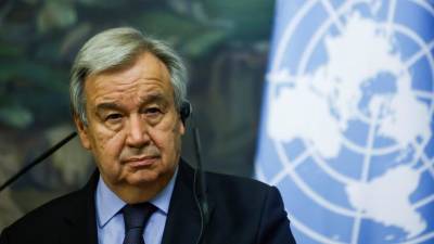Генсек ООН призвал Израиль и Палестину прекратить боевые действия