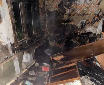 Пожар в Становлянском районе унес жизнь мужчины