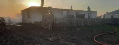 В Омской области сгорели два жилых многоквартирных дома
