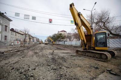 В Южно-Сахалинске капитально ремонтируют улицу Ленина
