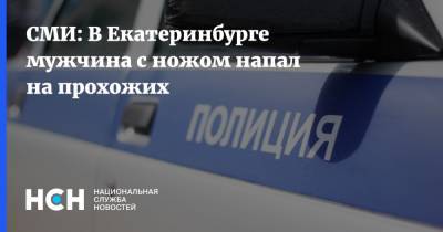 СМИ: В Екатеринбурге мужчина с ножом напал на прохожих