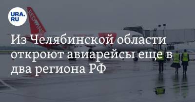 Из Челябинской области откроют авиарейсы еще в два региона РФ