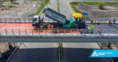 "Большая стройка" трассы на Днепр: "Автомагистраль-Юг" завершает возведение моста и двух развязок