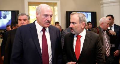 Пашинян и Лукашенко обсудили ситуацию на границе Армении