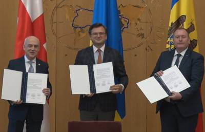 “Ассоциированное трио”: Украина, Молдова и Грузия подписали меморандум о сотрудничестве в евроинтеграции