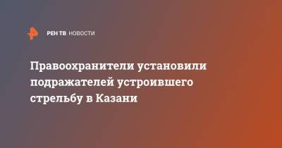 Правоохранители установили подражателей устроившего стрельбу в Казани