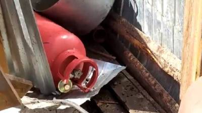 Видео из Сети. В липецком приюте для животных взорвался баллон с газом