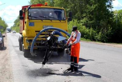За неделю в Рязани заделали аварийные выбоины на 20 участках дорог